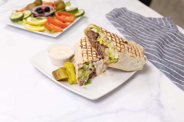 Beef Shawarma Sandwich.
