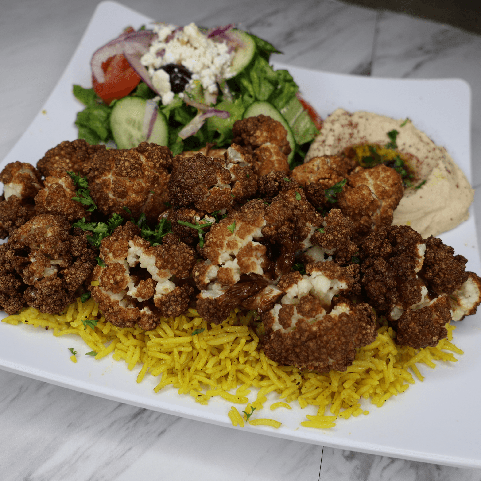 Cauliflower Plate.